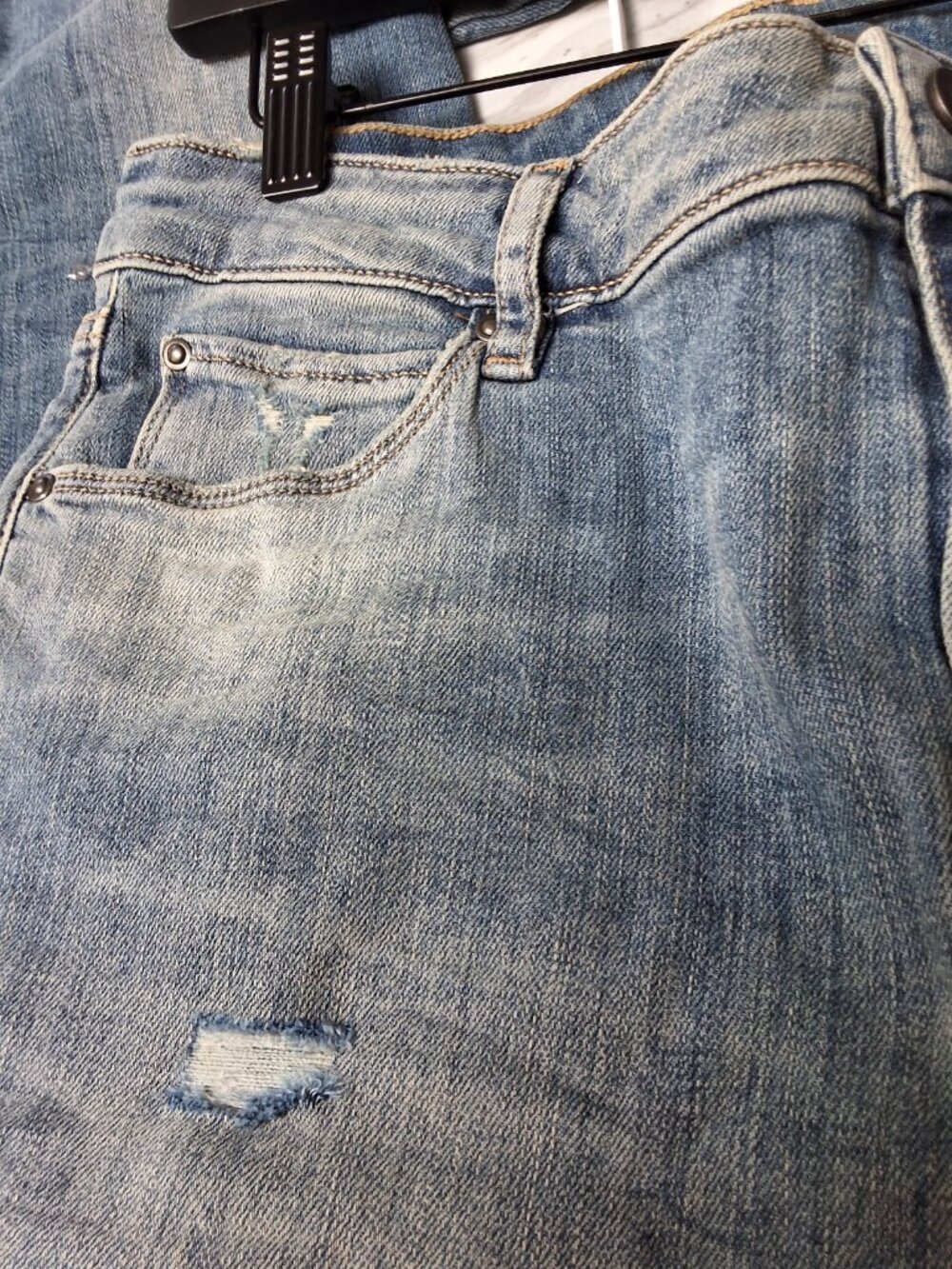 Asos Distressed Ripped Skinny Jeans - Picture 4 of 7